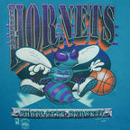 NBA (Magic Johnson T's) - Charlotte Hornets T-Shirt 1990s X-Large Vintage Retro Basketball