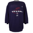 Reebok - Houston Texans Crew Neck Sweatshirt 1990s XX-Large Vintage Retro Football
