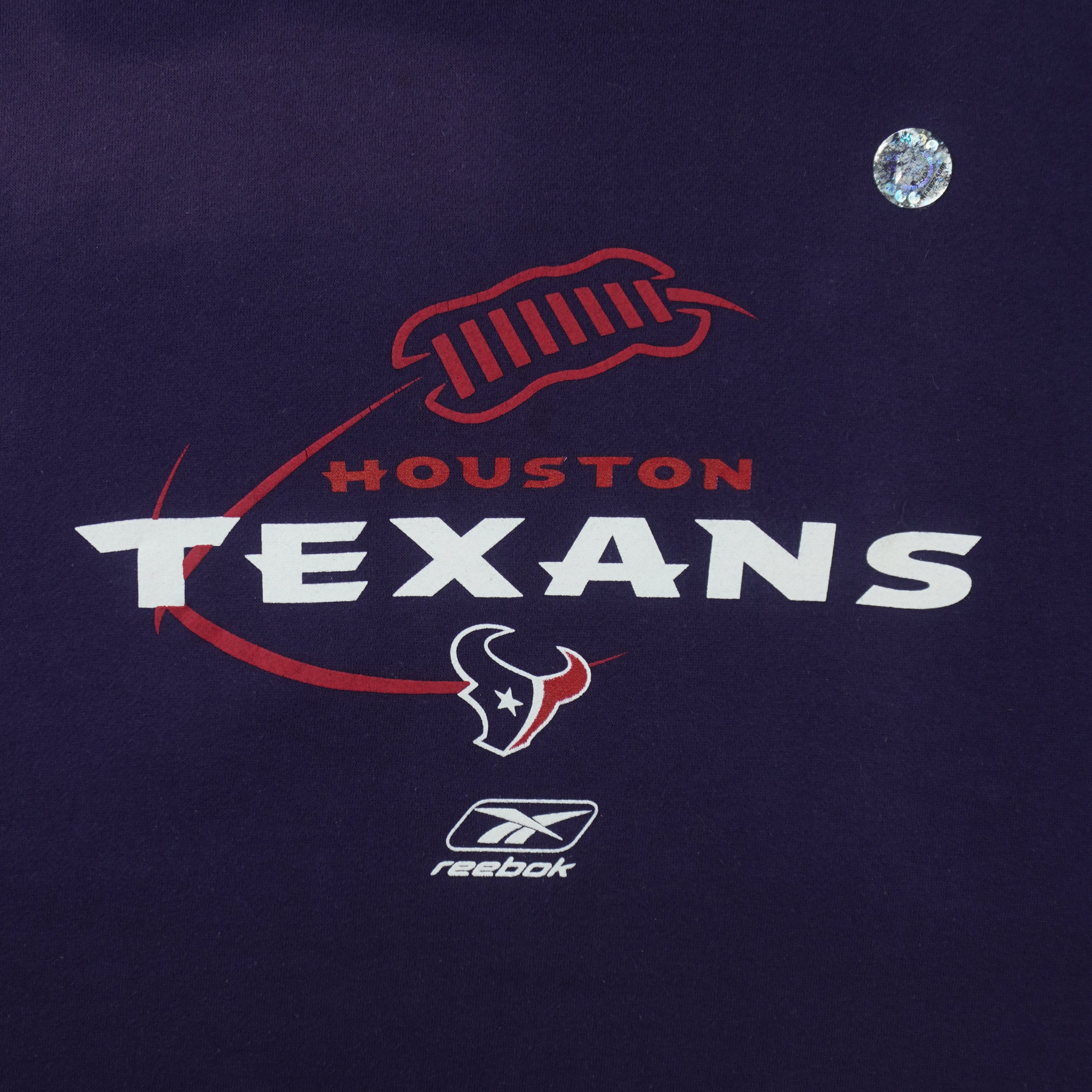 Reebok - Houston Texans Crew Neck Sweatshirt 1990s XX-Large Vintage Retro Football