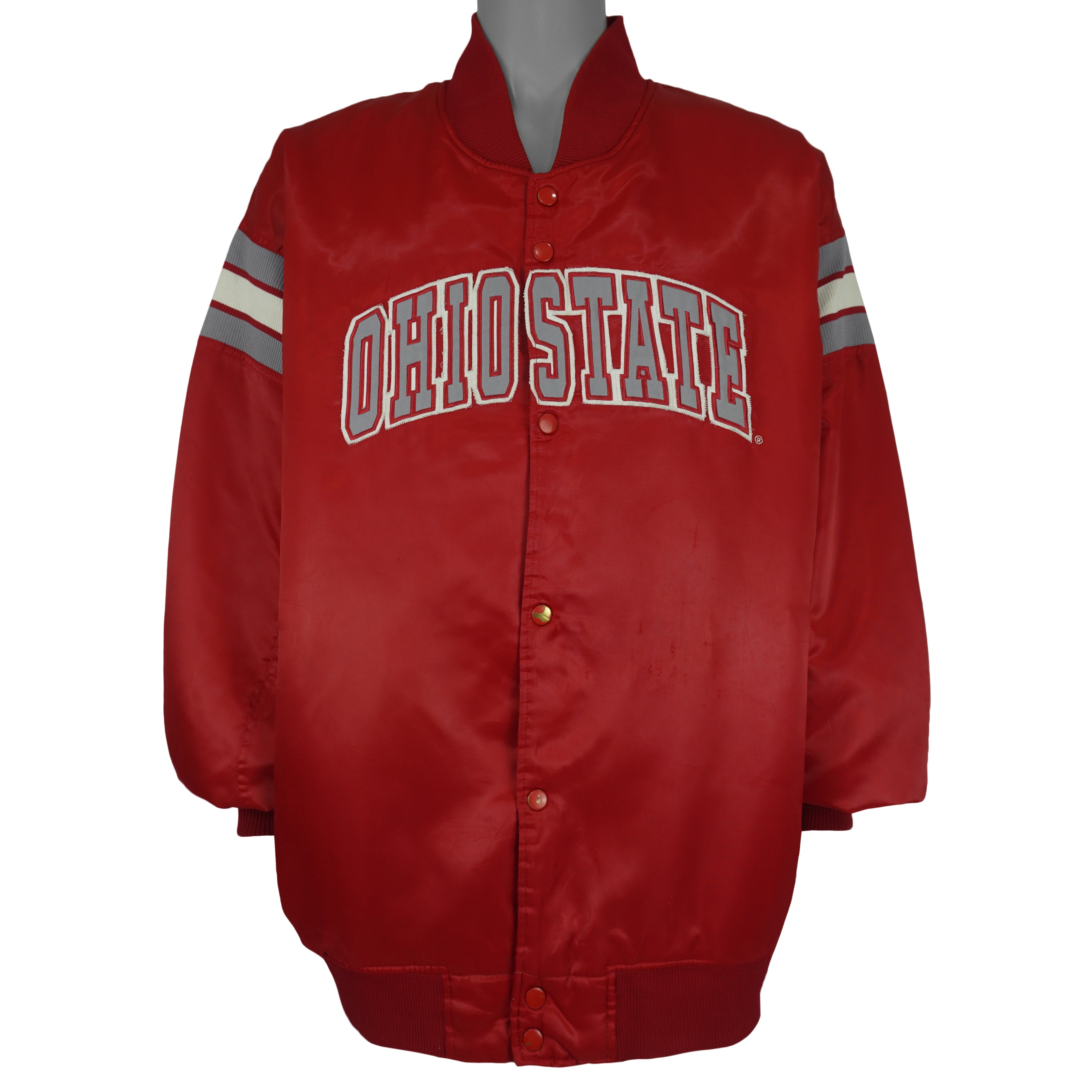NCAA (Colosseum) - Ohio State Buckeyes Satin Jacket 1990s XX-Large Vintage Retro