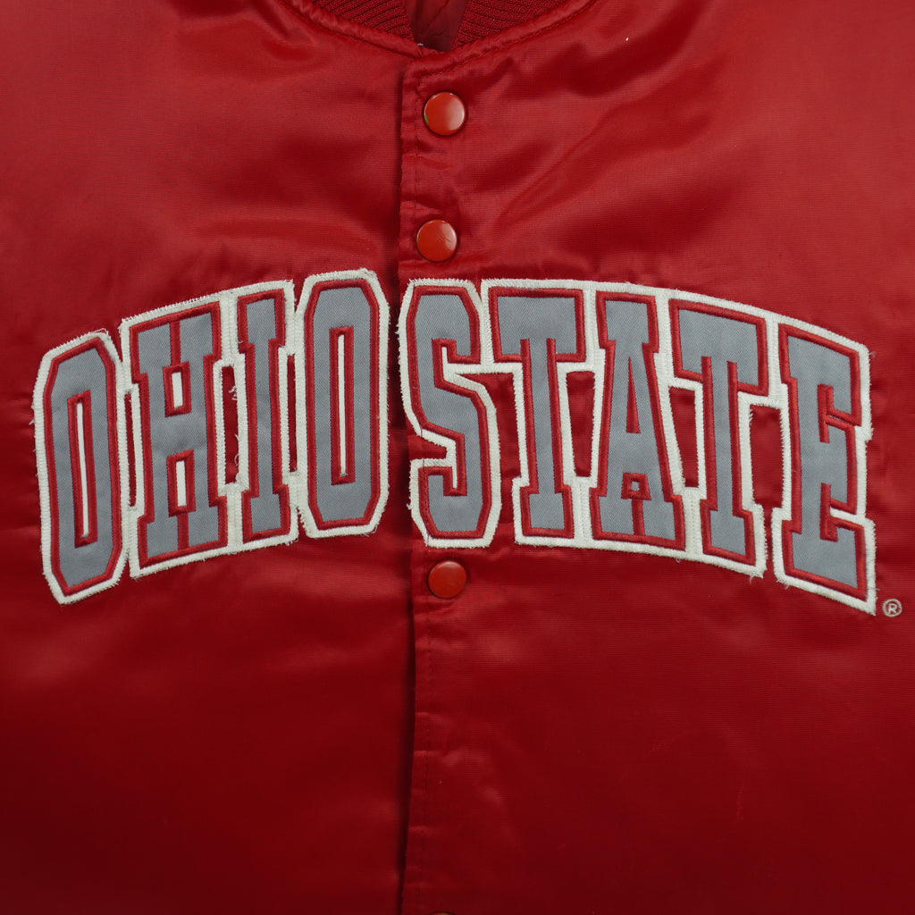 NCAA (Colosseum) - Ohio State Buckeyes Satin Jacket 1990s XX-Large Vintage Retro