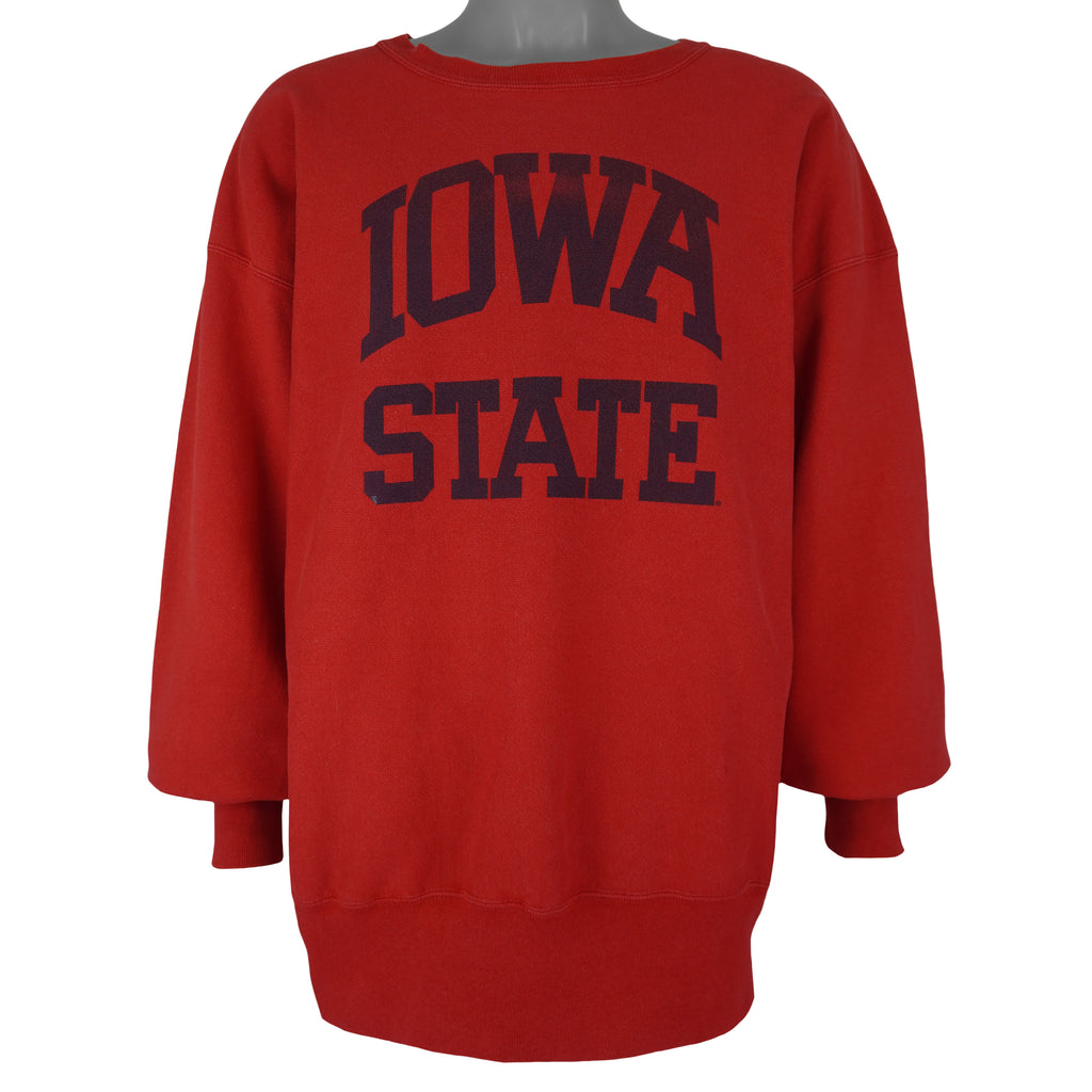 Champion - Iowa State Cyclones Crew Neck Sweatshirt 1990s XX-Large Vintage Retro