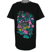 Vintage (Fruit Of The Loom) - Flowers T-Shirt 1990s X-Large Vintage Retro