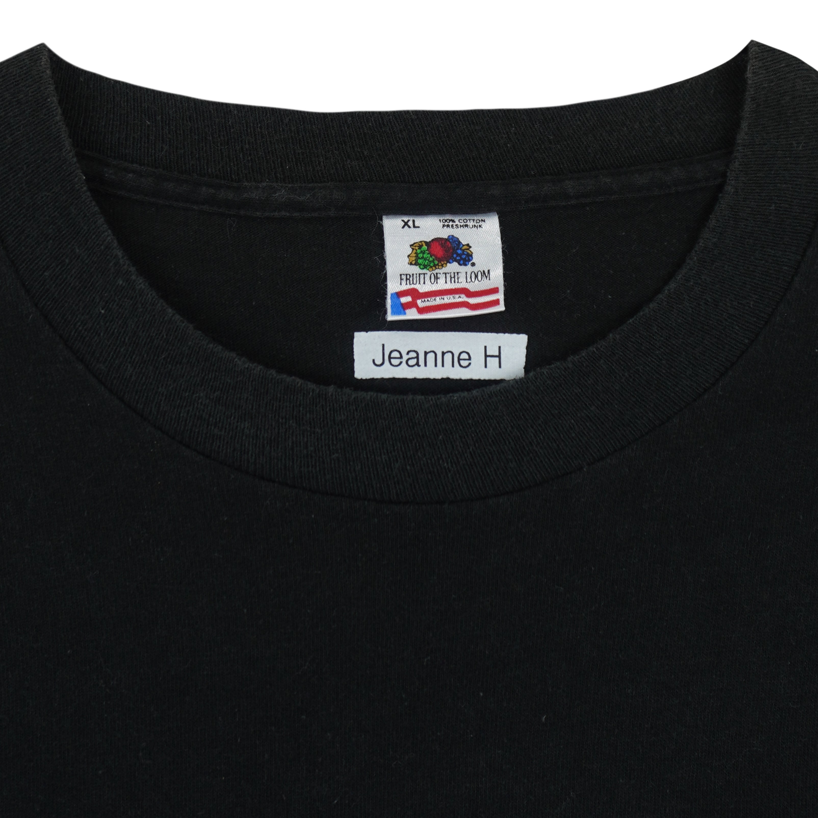 Vintage (Fruit Of The Loom) - Flowers T-Shirt 1990s X-Large Vintage Retro