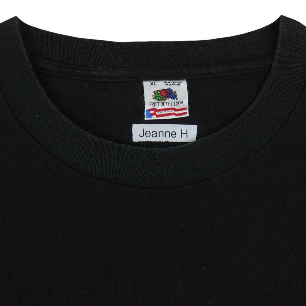 Vintage (Fruit Of The Loom) - Flowers T-Shirt 1990s X-Large Vintage Retro