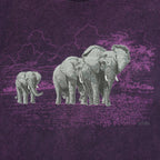 Vintage (Keehn Scene) - Nature Wonder Elephant Animal Printed T-Shirt 1990s X-Large Vintage Retro