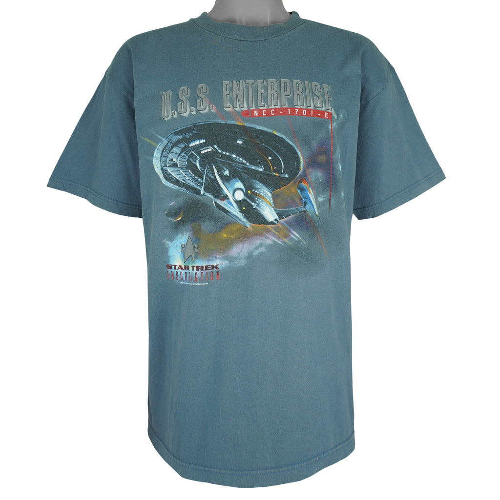 Vintage (Giant) - Star Trek U.S.S. Enterprise NCC-1701-E T-Shirt 1998 X-Large Vintage Retro