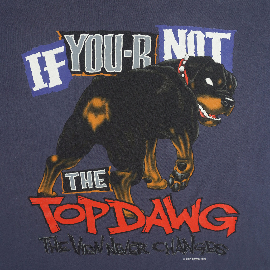 Vintage (Top Dawg) - The Top Dawg Single Stitch T-Shirt 1995 X-Large Vintage Retro