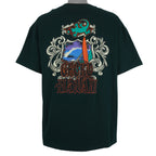 Vintage - Dark Green Gecko Hawaii T-Shirt 1990s X-Large Vinatage Retro