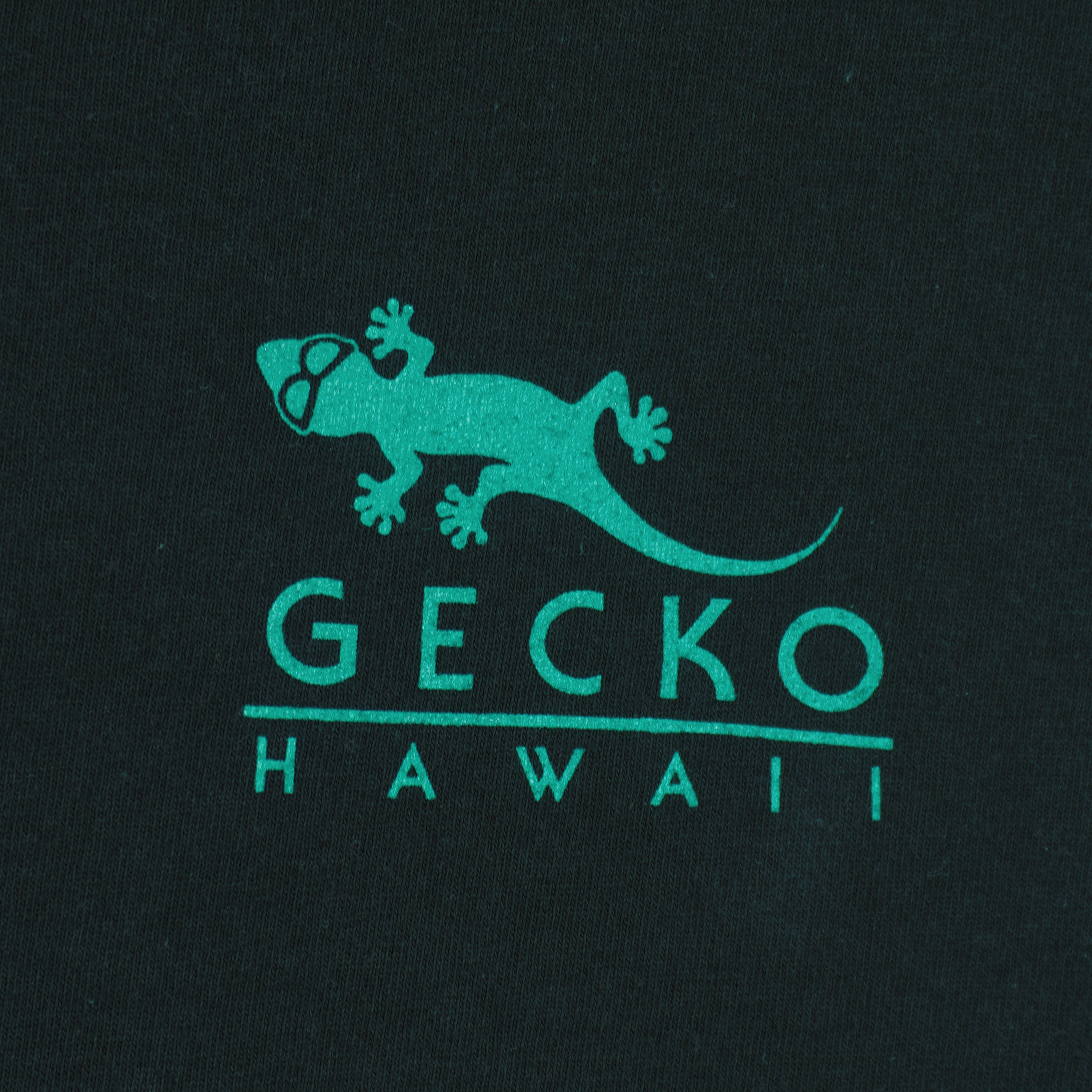 Vintage - Dark Green Gecko Hawaii T-Shirt 1990s X-Large Vinatage Retro
