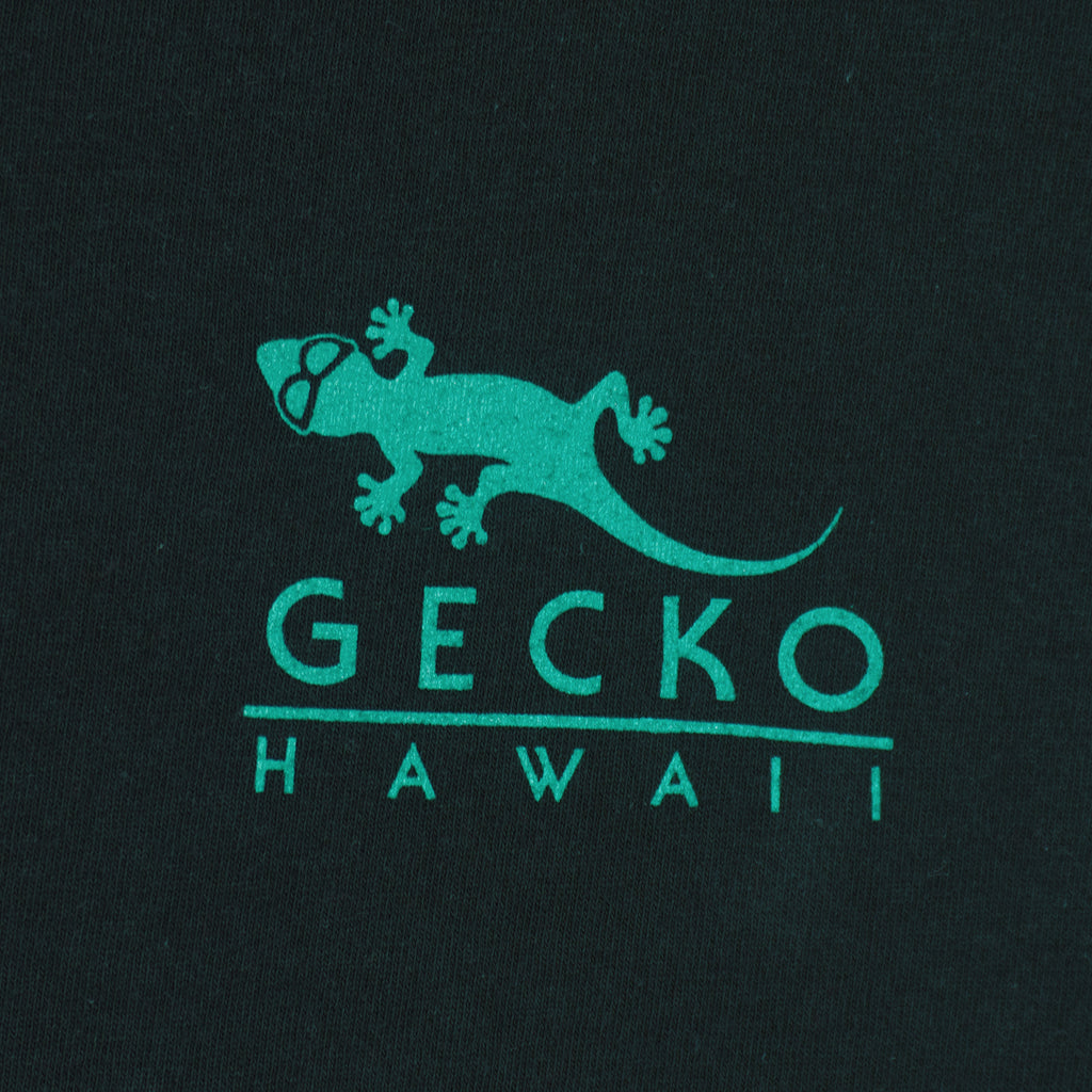 Vintage - Dark Green Gecko Hawaii T-Shirt 1990s X-Large Vinatage Retro