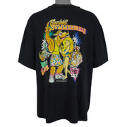 Vintage (Novel Teez) - Coors Light Beer Wolf Silver Bullet T-Shirt 1990s X-Large Vintage Retro