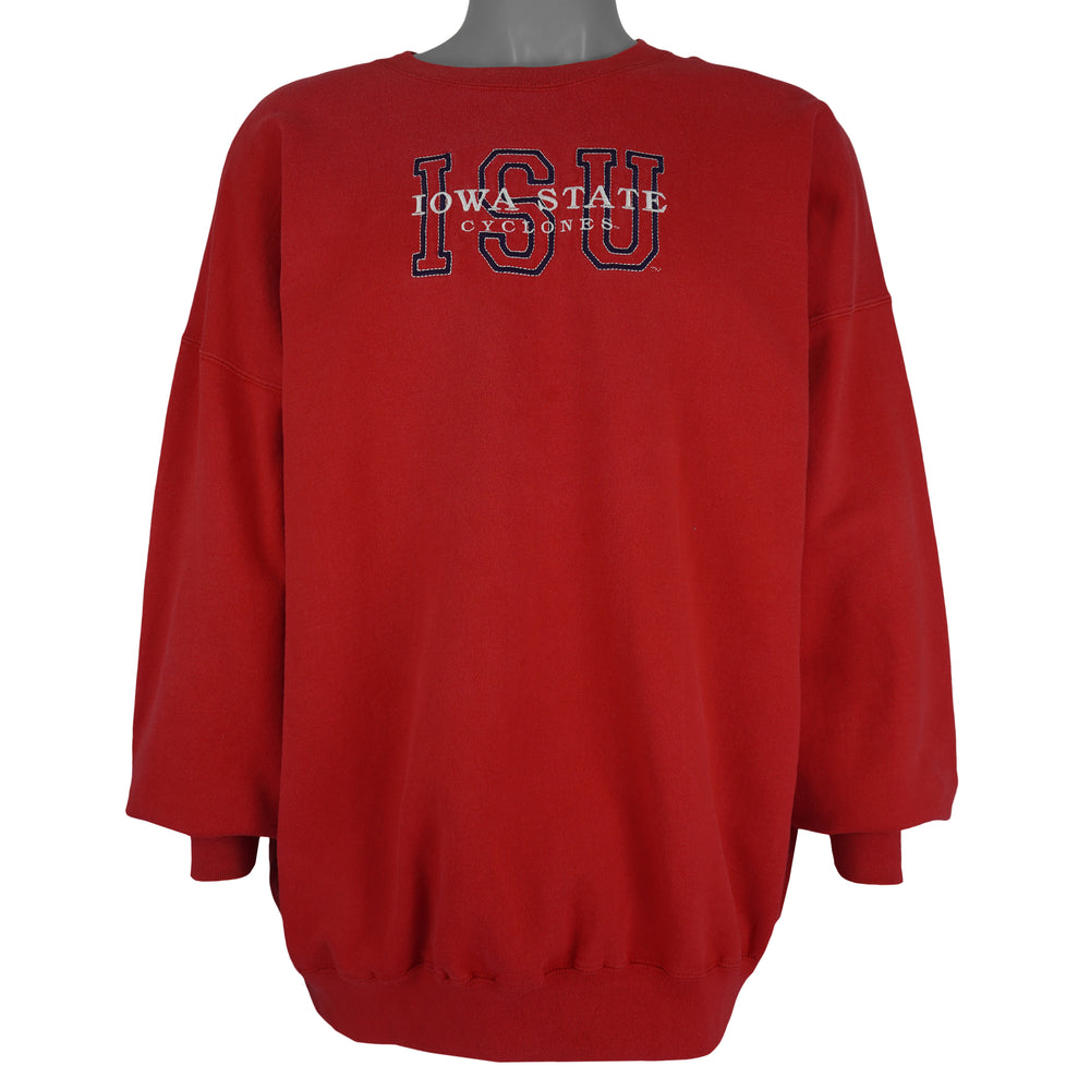 NCAA (Hanes) - Iowa State Cyclones Crew Neck Sweatshirt 1990s X-Large Vintage Retro