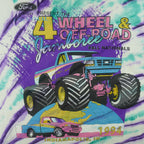 Vintage - Ford 4 Wheel & Off-Road Indianapolis Tie-dyed T-Shirt 1994 Large Vintage Retro