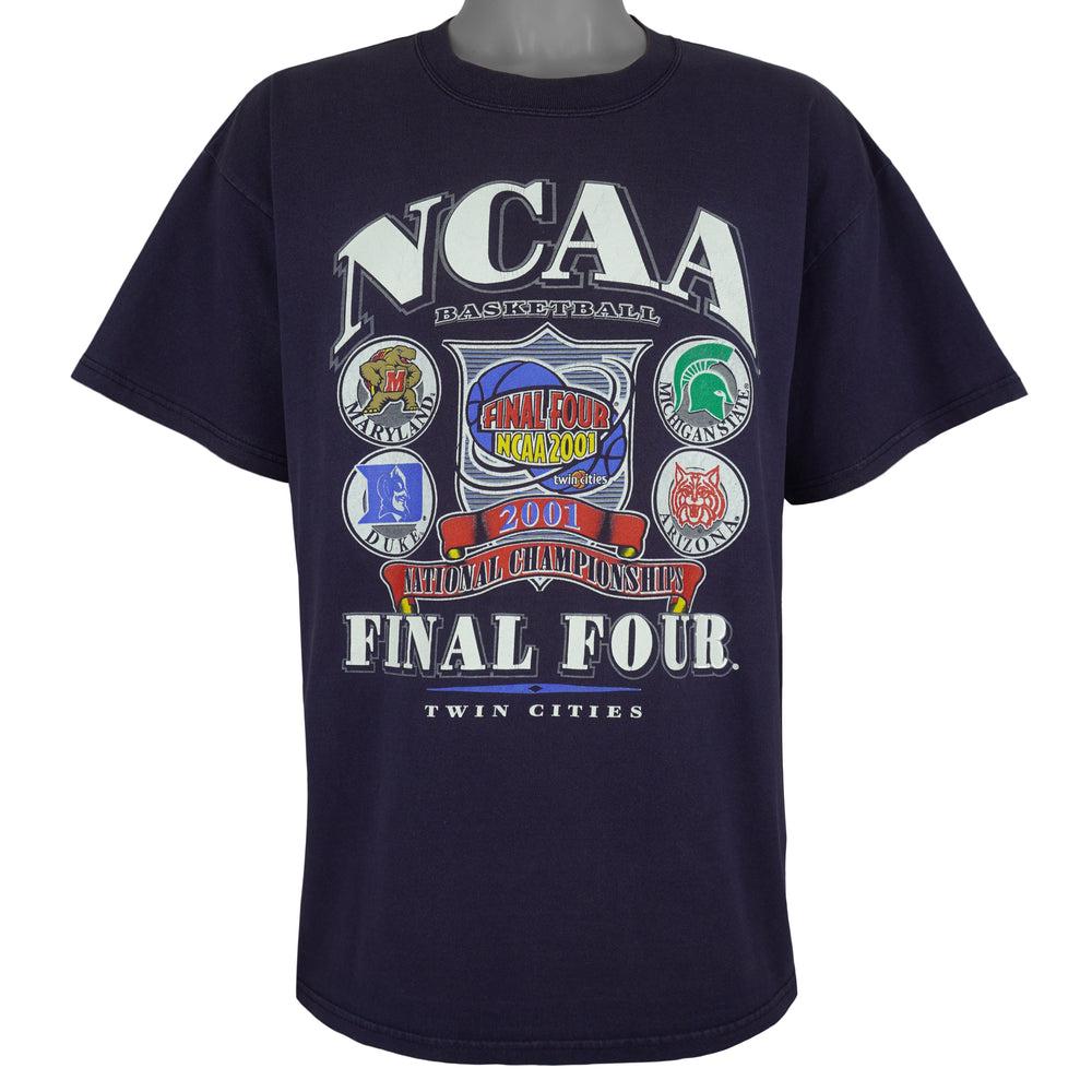 NCAA - Final Four Basketball Champions Twin Cities T-Shirt 2001 Large Vintage Retro