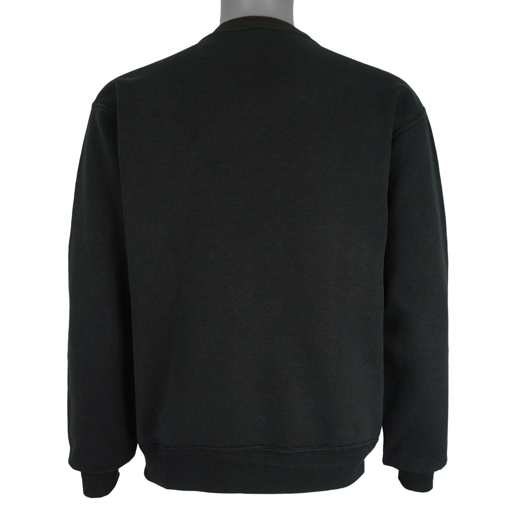 NFL (Trench) - Pittsburgh Steelers Helmet Crew Neck Sweatshirt 1990s Medium Vintage Retro Football