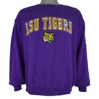 NCAA (Colosseum) - LSU Tigers Embroidered Crew Neck Sweatshirt 2000s Large Vintage Retro