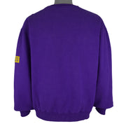 NCAA (Colosseum) - LSU Tigers Embroidered Crew Neck Sweatshirt 2000s Large Vintage Retro