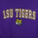 NCAA (Colosseum) - LSU Tigers Embroidered Crew Neck Sweatshirt 2000s Large Vintage Retro