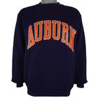 NCAA (Soffe) - Auburn Tigers Big Spell-Out Crew Neck Sweatshirt 1990s Large Vintage Retro
