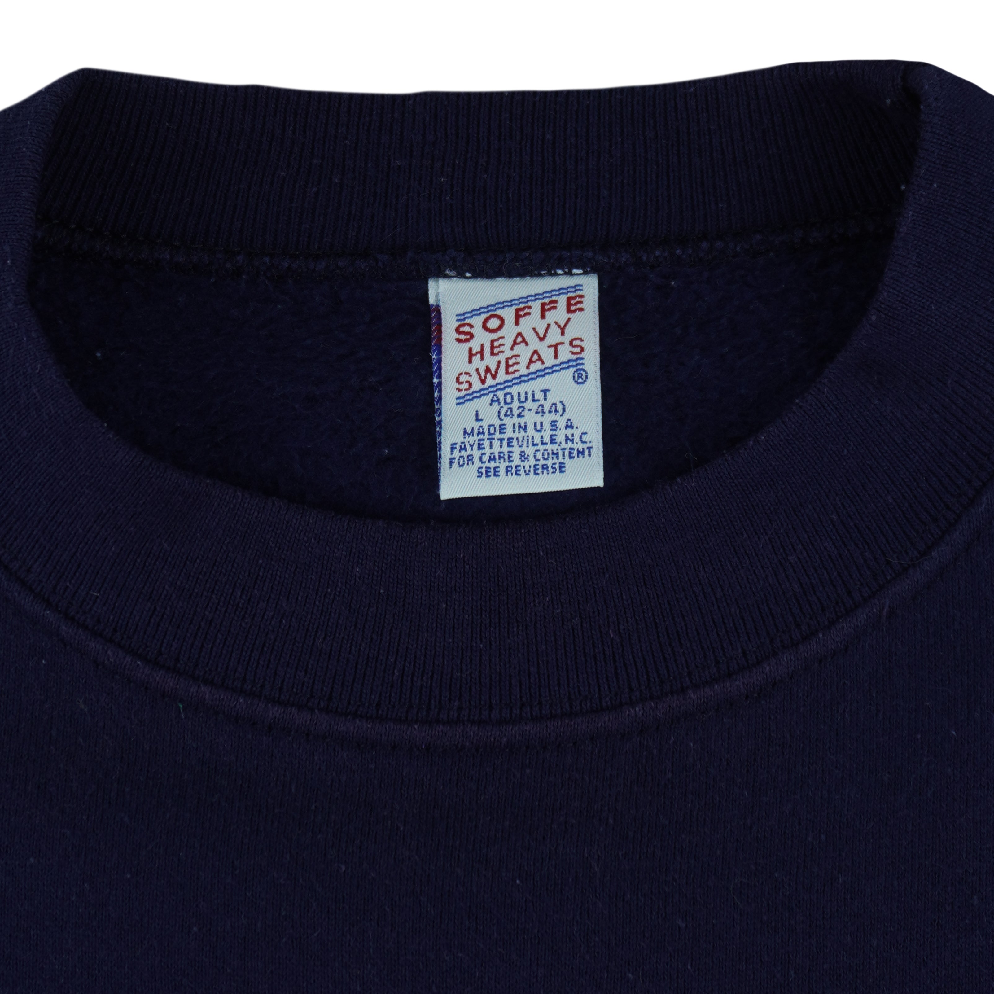 NCAA (Soffe) - Auburn Tigers Big Spell-Out Crew Neck Sweatshirt 1990s Large Vintage Retro