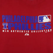 MLB (Majestic) - Philadelphia Phillies Crew Neck Sweatshirt 2007 X-Large Vintage Retro Baseball