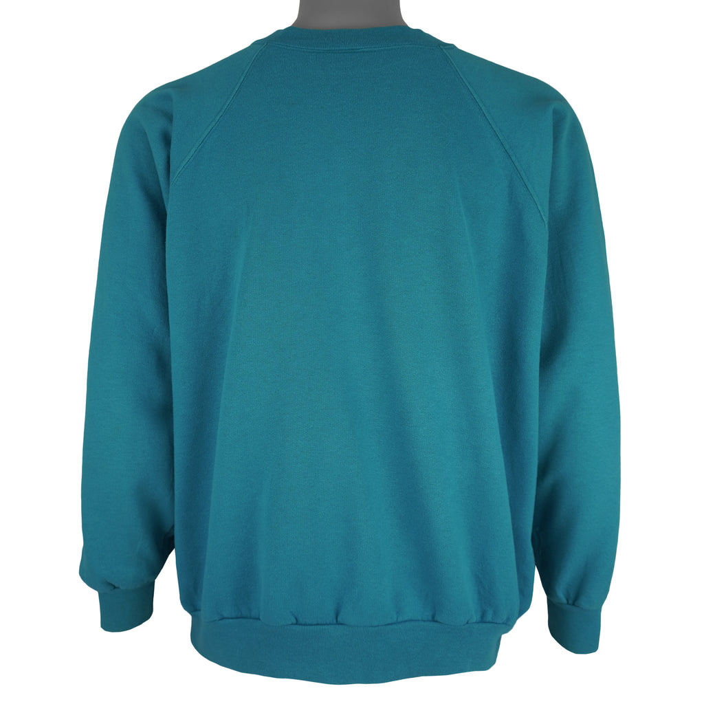 NBA (Trench) - Charlotte Hornets Crew Neck Sweatshirt 1990s Large Vintage Retro Basketball