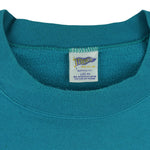 NBA (Trench) - Charlotte Hornets Crew Neck Sweatshirt 1990s Large Vintage Retro Basketball