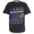 NHL (Nutmeg) - Chicago Blackhawks Kick Ice! T-Shirt 1990s Large Vintage Retro Hockey