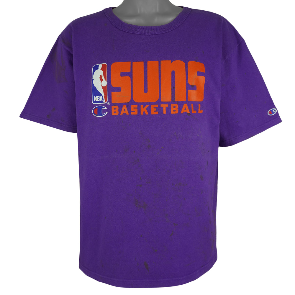 Champion - Phoenix Suns Big Spell-Out T-Shirt 1990s X-Large Vintage Retro Basketball