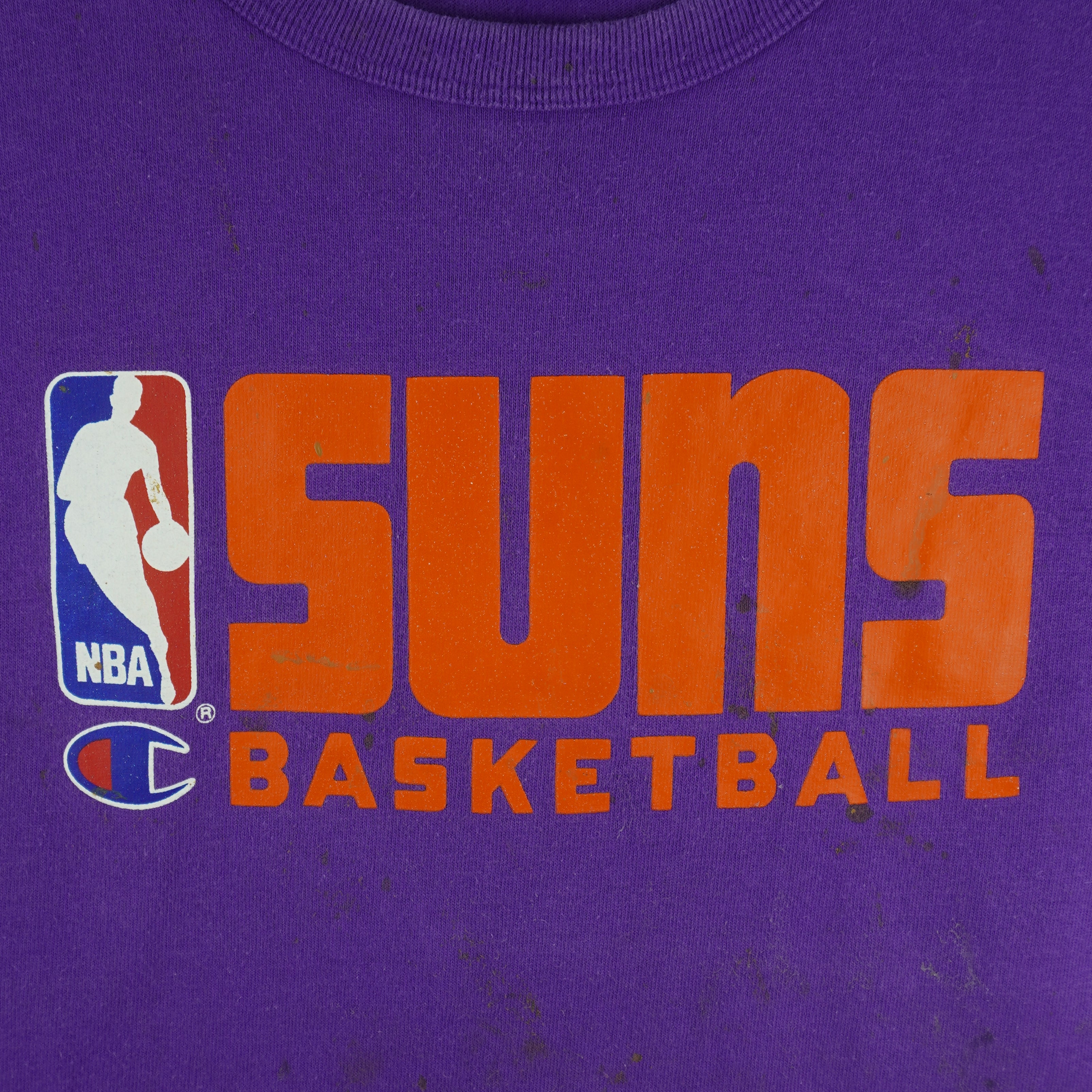 Champion - Phoenix Suns Big Spell-Out T-Shirt 1990s X-Large Vintage Retro Basketball