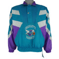 Starter - Charlotte Hornets Embroidered Windbreaker 1990s Large Vintage Retro Basketball