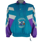 Starter - Charlotte Hornets Embroidered Windbreaker 1990s Large Vintage Retro Basketball