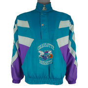 Starter - Charlotte Hornets Embroidered Windbreaker 1990s Large Vintage Retro Basketball