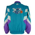 Starter - Charlotte Hornets Embroidered Windbreaker 1990s Large Vintage Retro Basketball