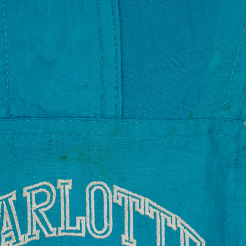 Starter - Charlotte Hornets Embroidered Windbreaker 1990s Large Vintage Retro Basketball