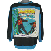 Vintage - Snow Pro Crew Neck Sweatshirt 1990s Medium Vintage Retro