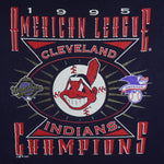 MLB (Tultex) - Cleveland Indians American League Sweatshirt 1995 X-Large Vintage Retro Baseball