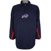 Reebok - Buffalo Bills Football 1/4 Zip Windbreaker 2000s X-Large Vintage Retro Football