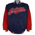 Starter - Cleveland Indians Bomber Jacket 1990s X-Large Vintage Retro Baseball
