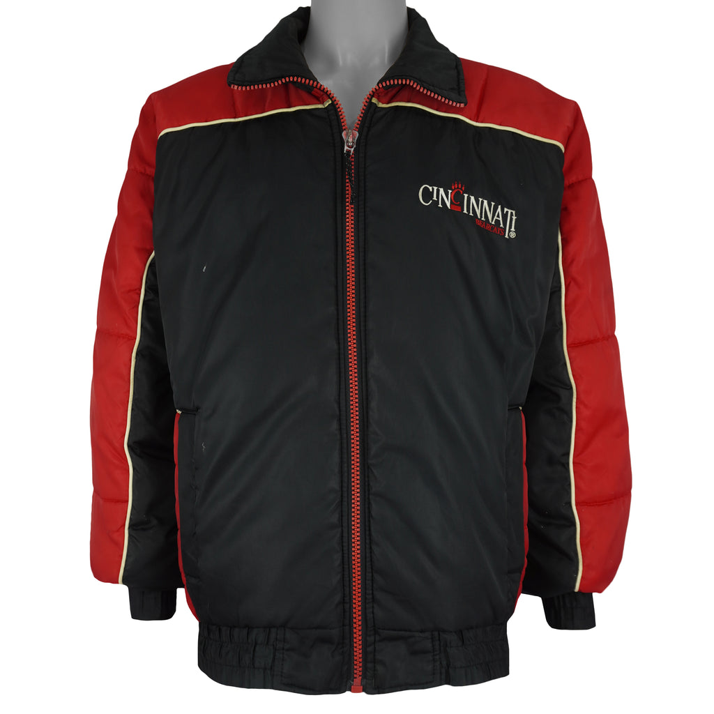 NCAA (Pro Player) - Cincinnati Bearcats Puffer Jacket 1990s Medium Vintage Retro
