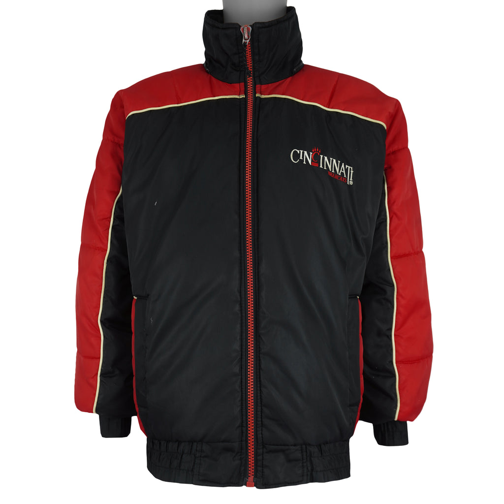 NCAA (Pro Player) - Cincinnati Bearcats Puffer Jacket 1990s Medium Vintage Retro