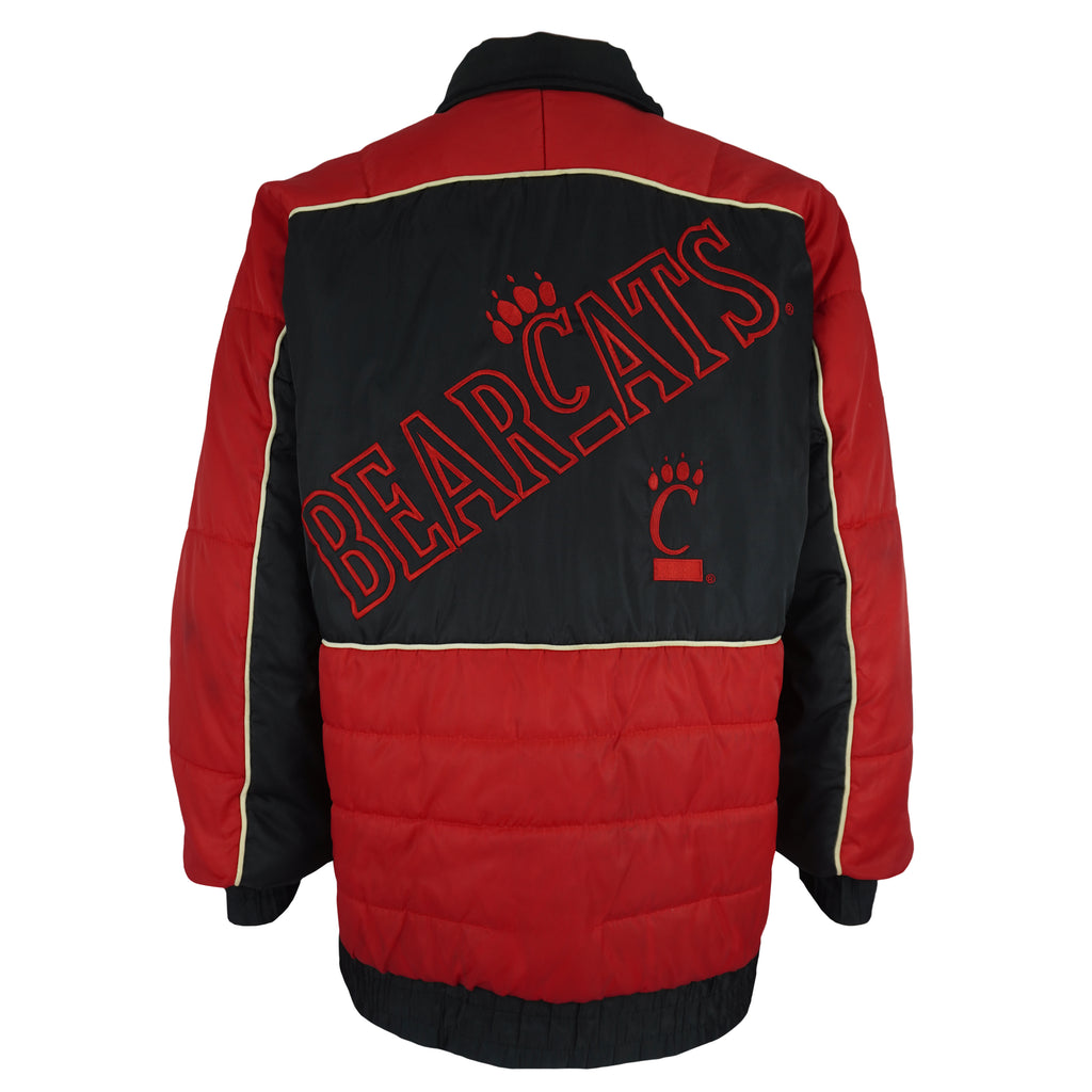 NCAA (Pro Player) - Cincinnati Bearcats Puffer Jacket 1990s Medium Vintage Retro