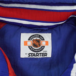 Starter - New York Rangers Hooded Puffer Jacket 1990s Large Vintage Retro Hockey