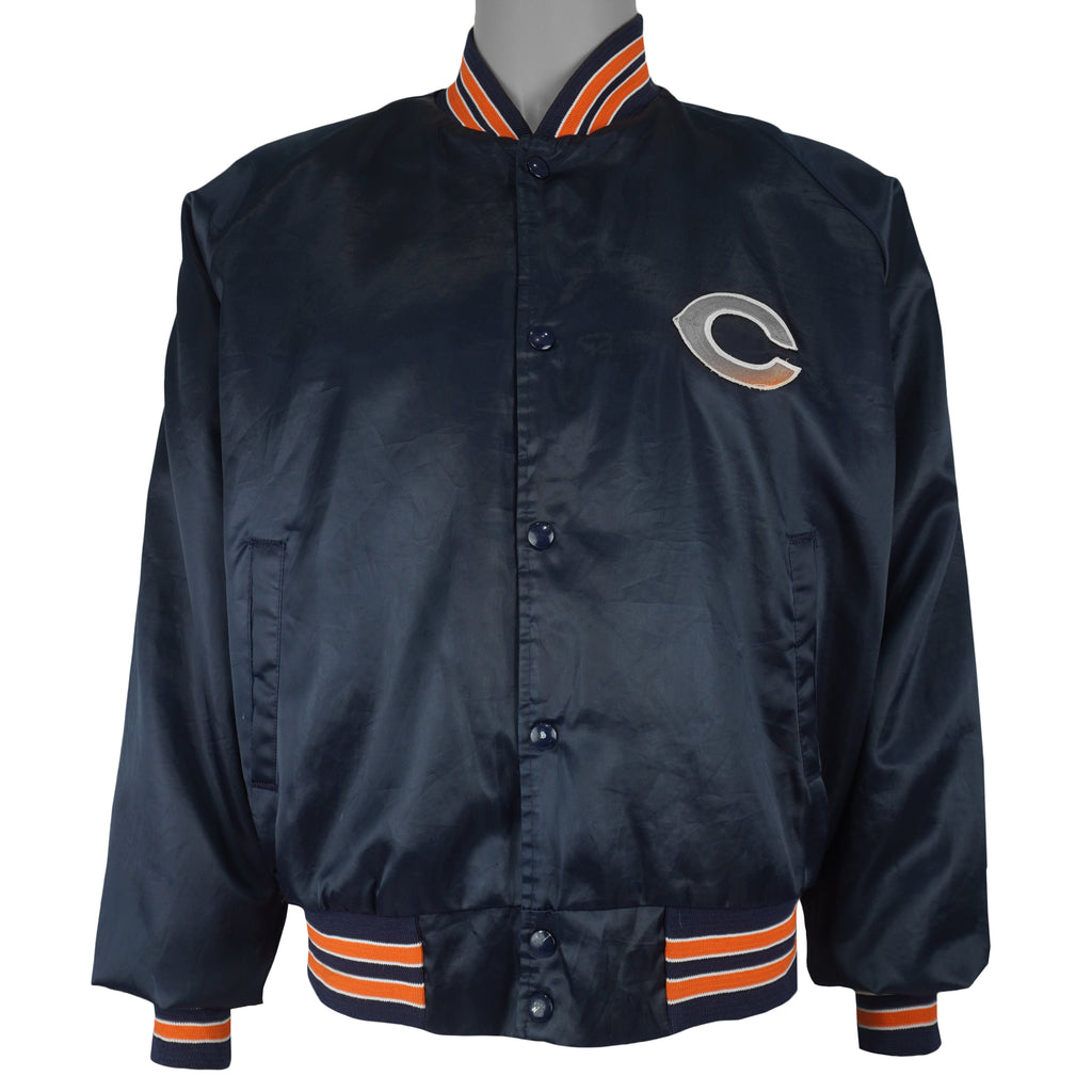 NFL - Chicago Bears Satin Jacket 1990s Medium Vintage Retro Football