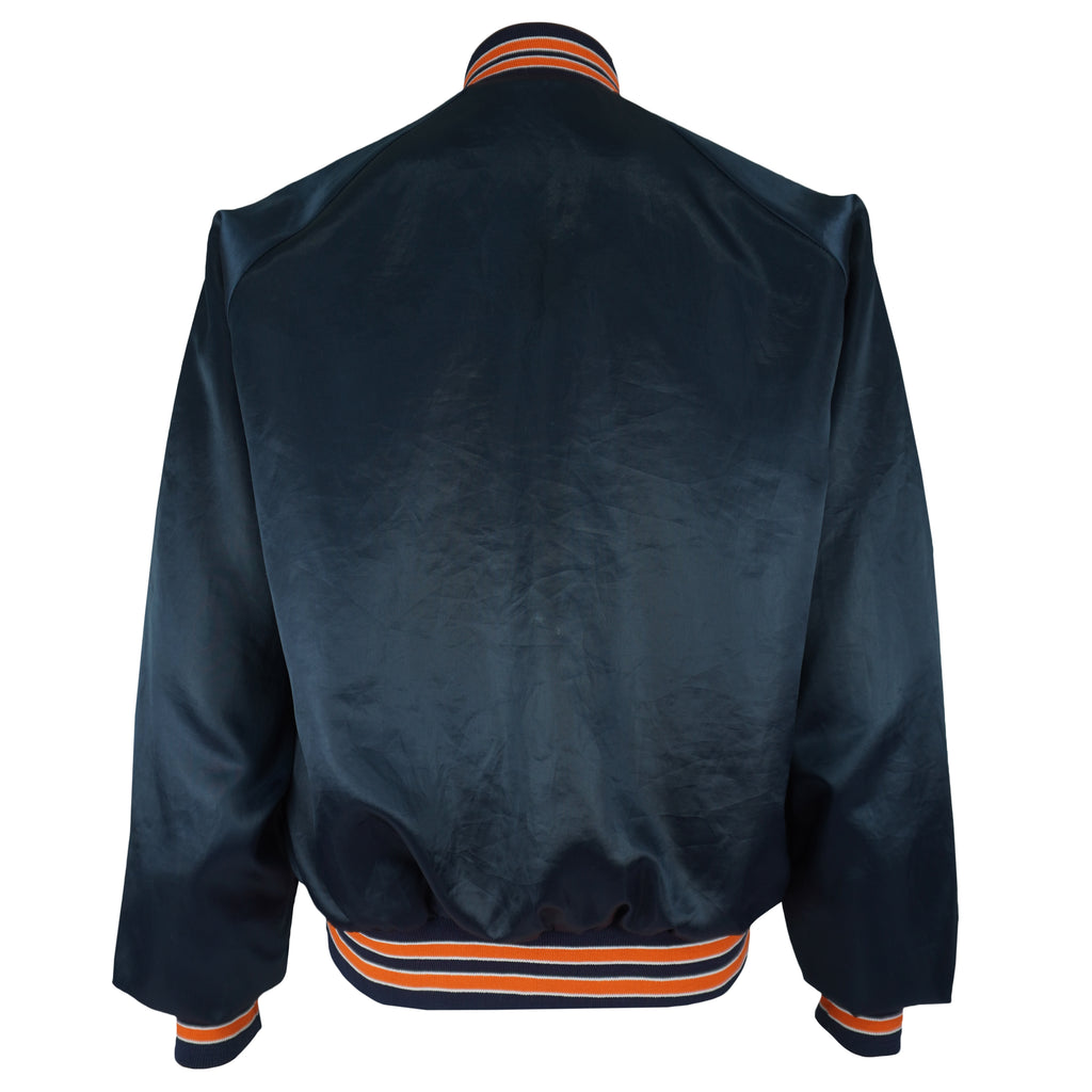 NFL - Chicago Bears Satin Jacket 1990s Medium Vintage Retro Football