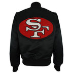 Starter - San Francisco 49ers Embroidered Satin Jacket 1990s Medium Vintage Retro Football