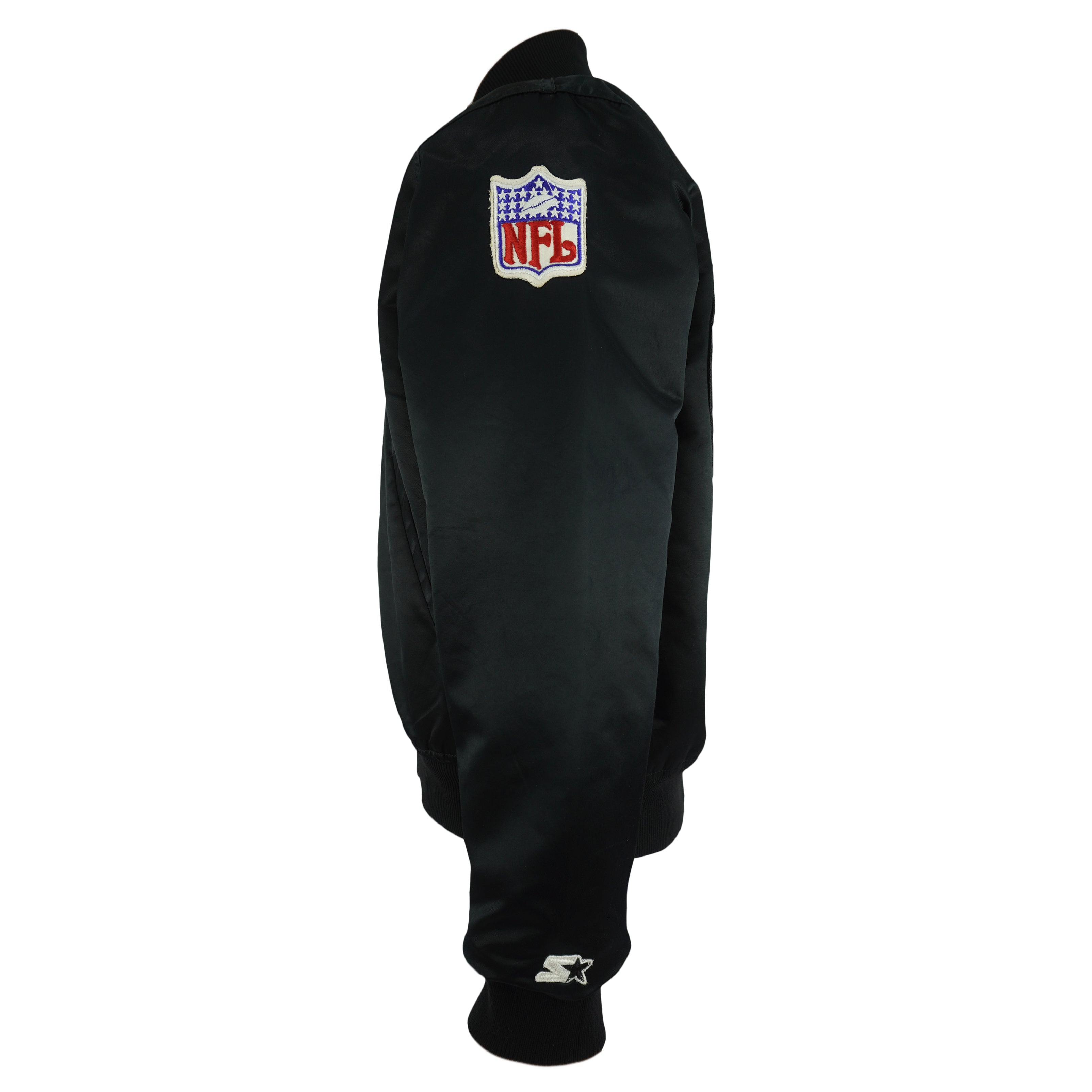 Starter - San Francisco 49ers Embroidered Satin Jacket 1990s Medium Vintage Retro Football