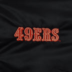 Starter - San Francisco 49ers Embroidered Satin Jacket 1990s Medium Vintage Retro Football