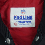 Starter - San Francisco 49ers Embroidered Satin Jacket 1990s Medium Vintage Retro Football